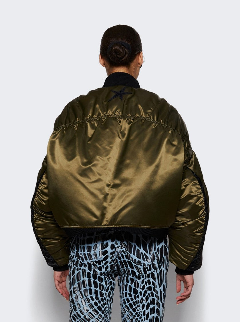 Mugler Shiny Bomber Jacket