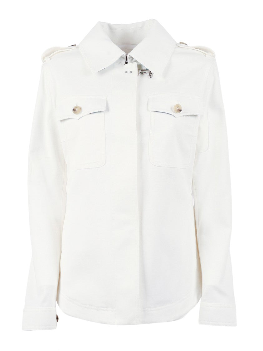 Fay Shirt Jacket Con Gancio Shirt Jacket