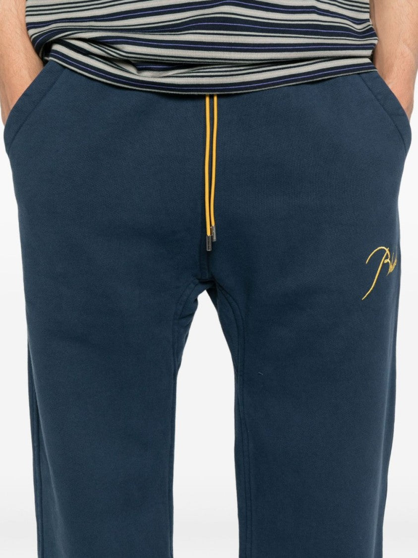 Rhude Straight Leg Cotton Trousers