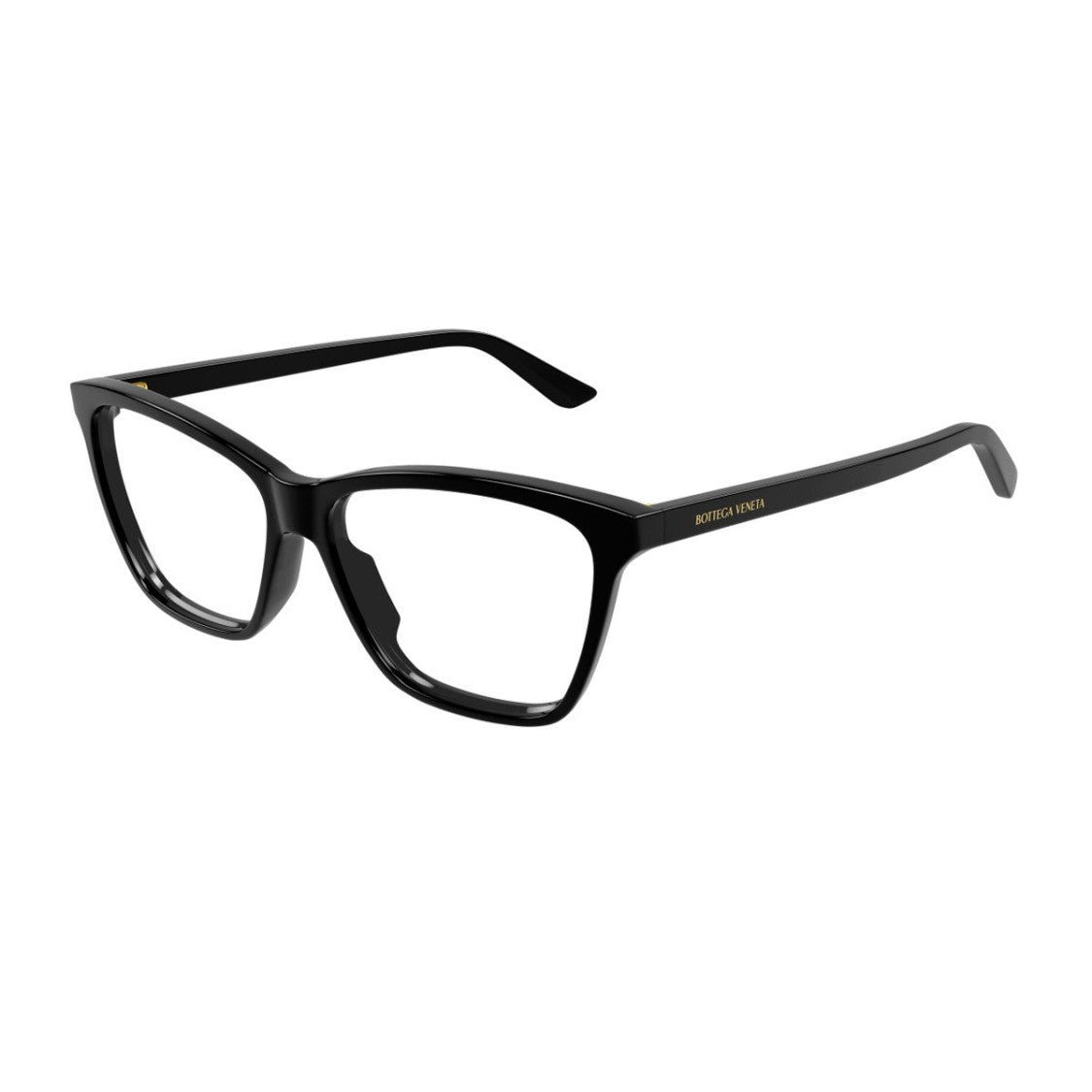 Bottega Veneta Black Bv1421o Linea Logo Acetate Butterfly Sunglasses