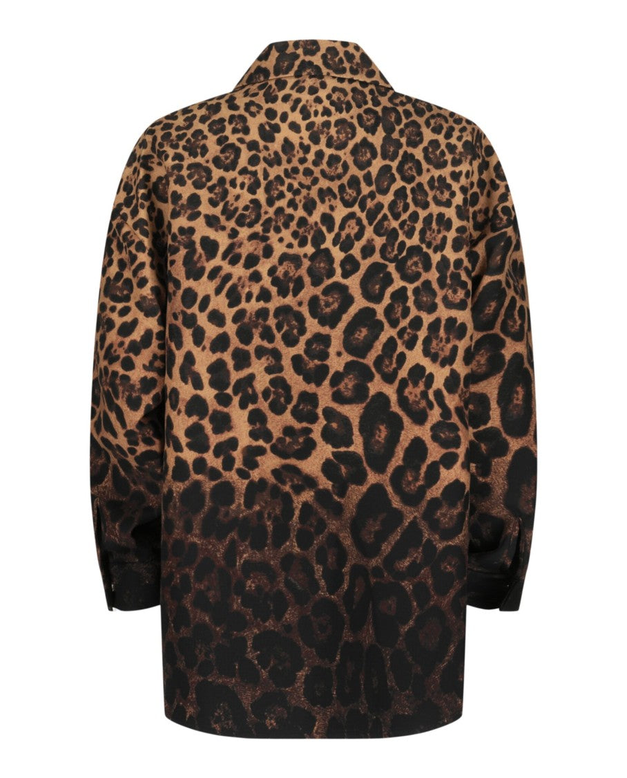 Valentino Animalier Ombré Shirt Jacket