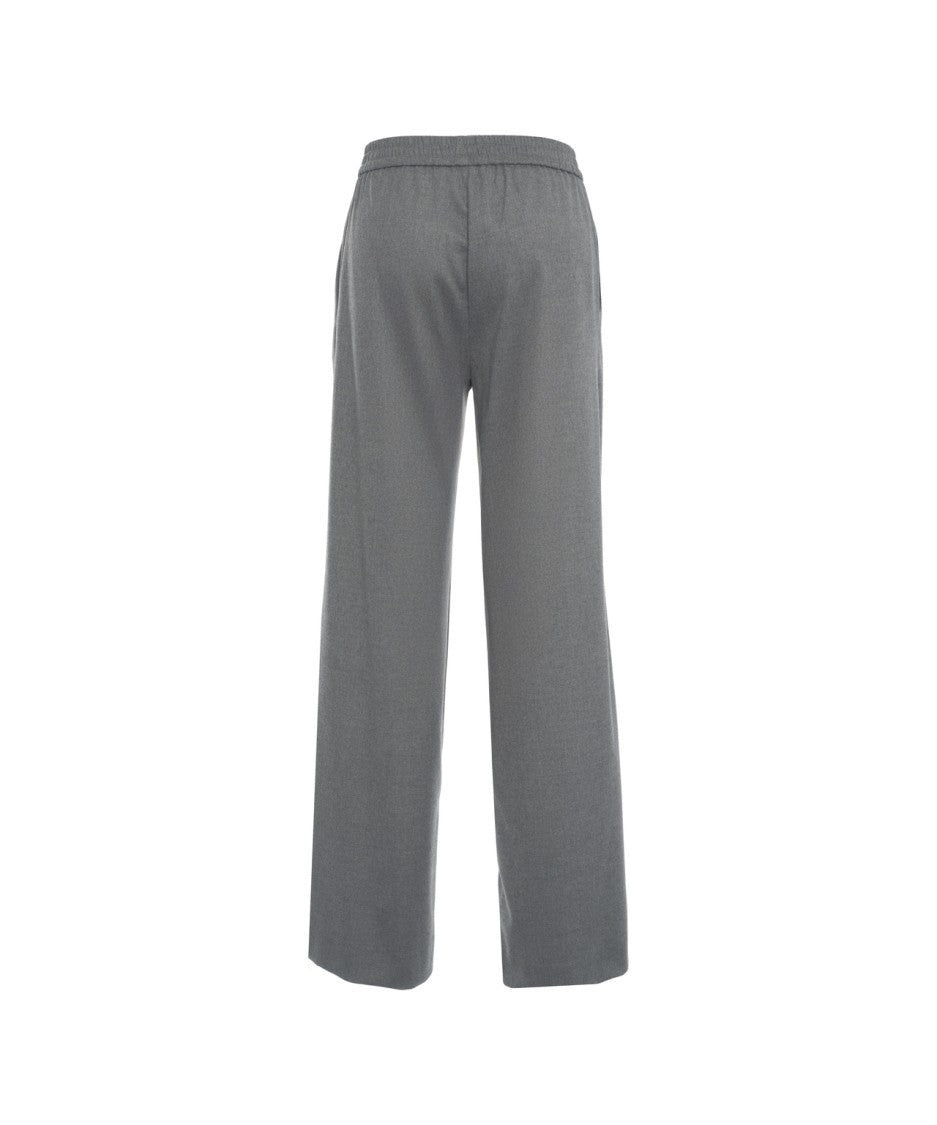 Kaos Straight-Leg Trousers With Elastic Waistband And Minimalist Design