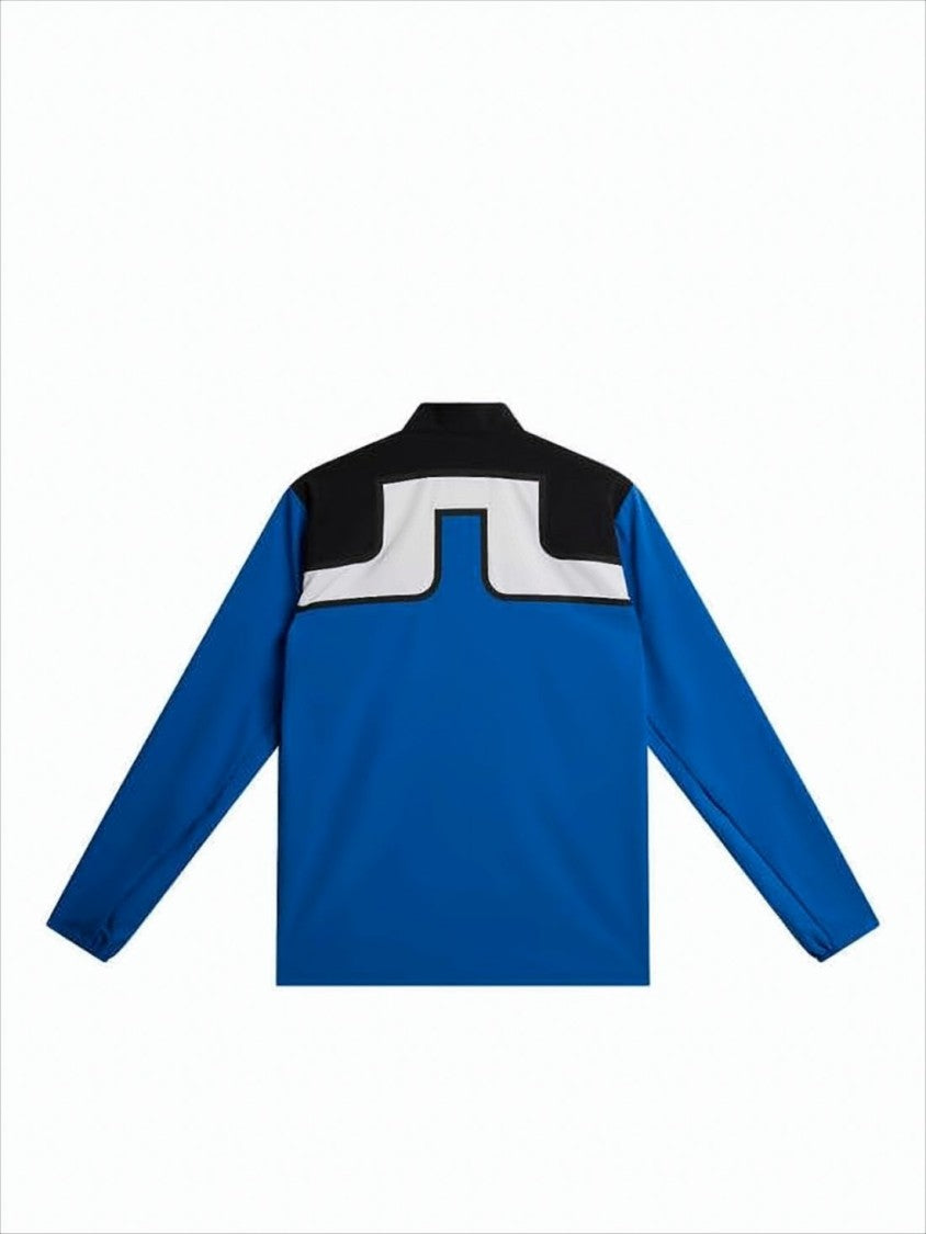 J Lindeberg Color-Block Casual Jacket With Geometric Design