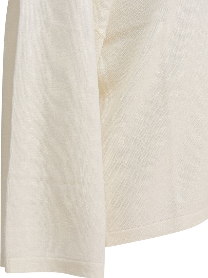 Khaite Relaxed-Fit Flared Silhouette Merino Wool Sweater