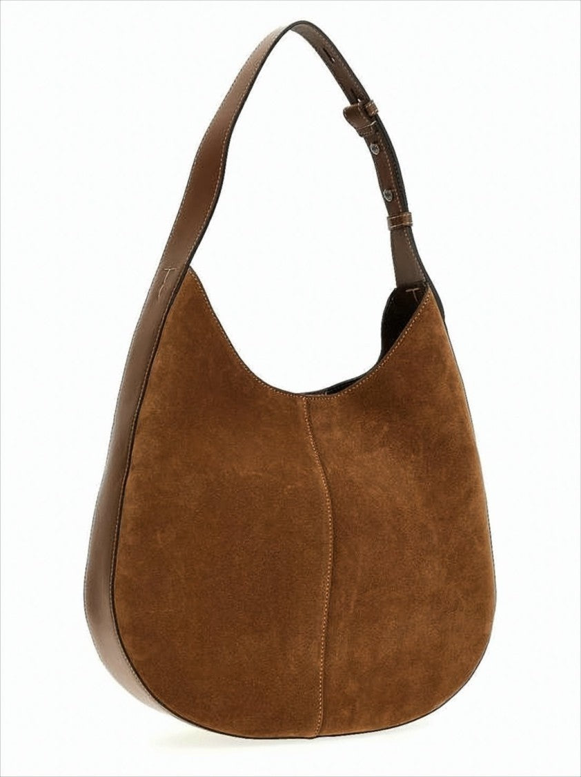 Tod's Crescent-Shaped Calf Leather Shoulder Bag