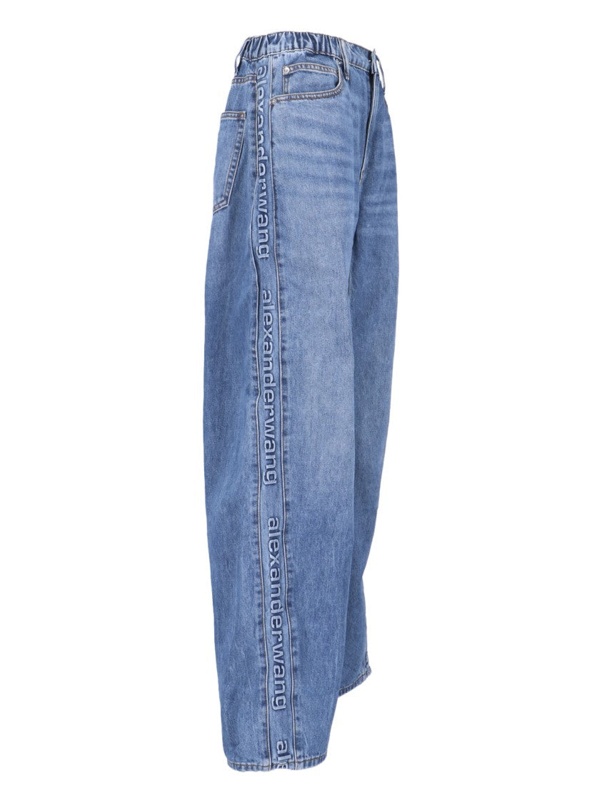 Alexander Wang "Joggers Logo" Jeans – Blue
