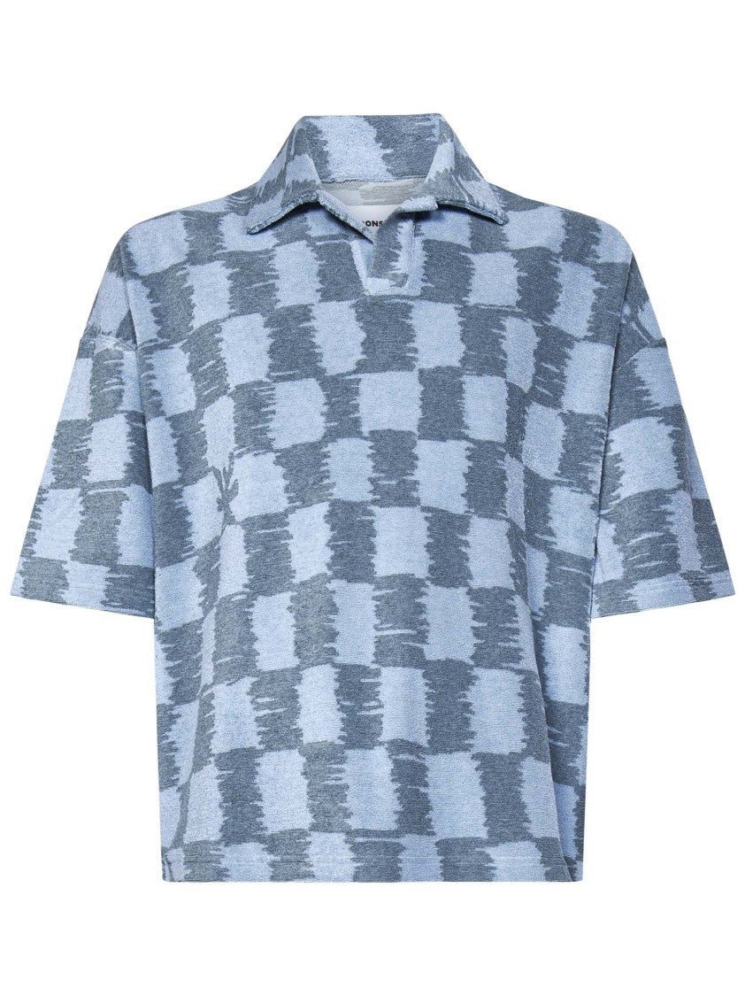 Bonsai Boxy Fit Viscose Blend Polo Shirt