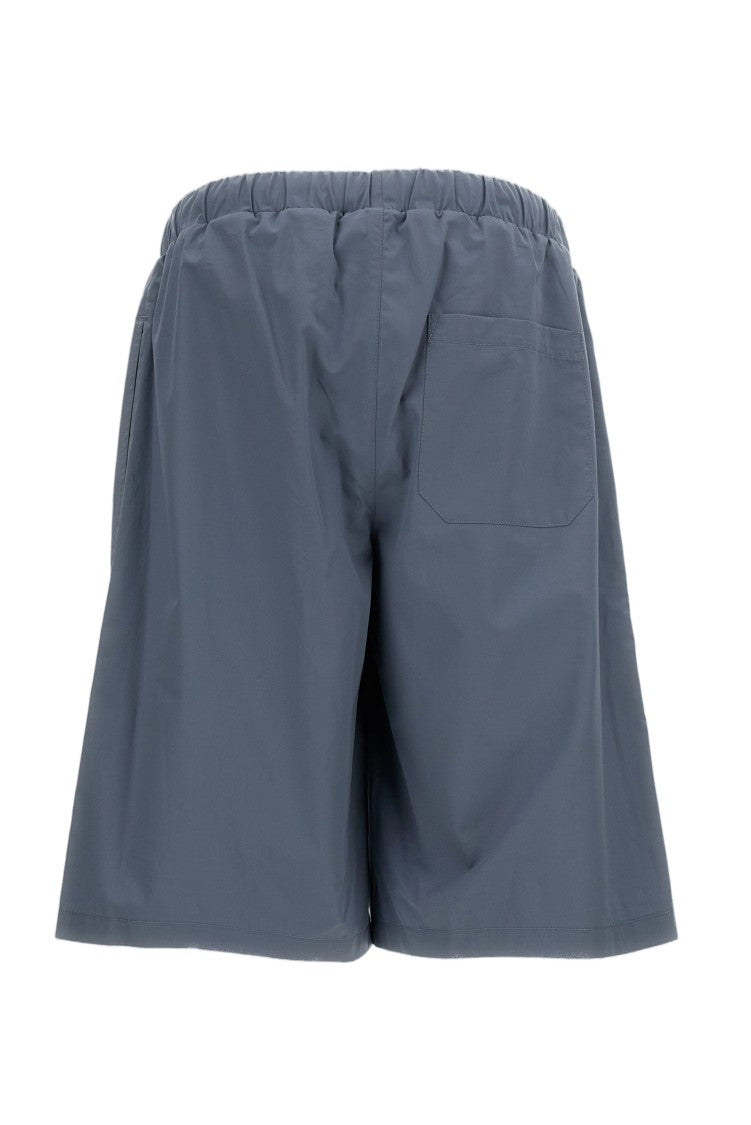 Rier Light Blue Elasticated Waist Cotton Bermuda