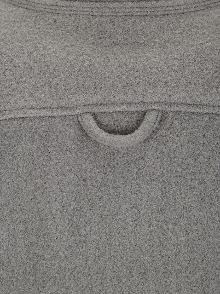 Rier Wool Fleece Sweatshirt With High Collar