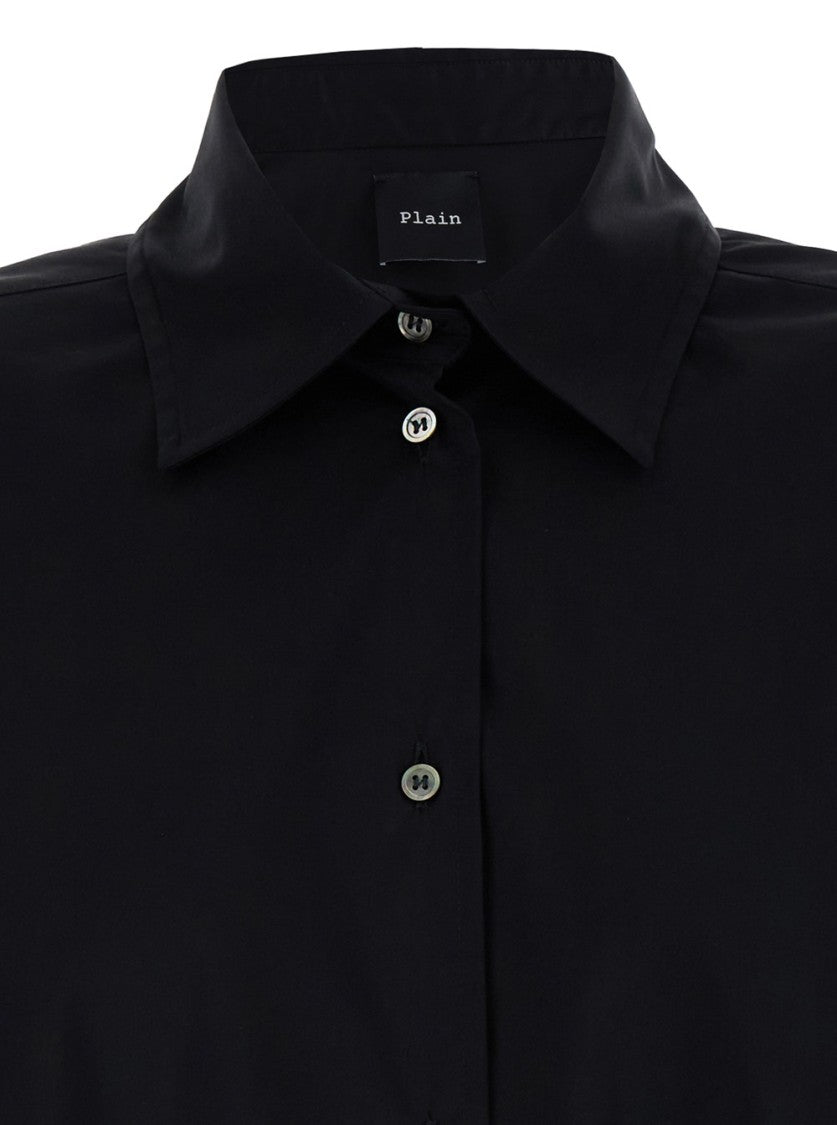 Plain Oversized Black Shirt