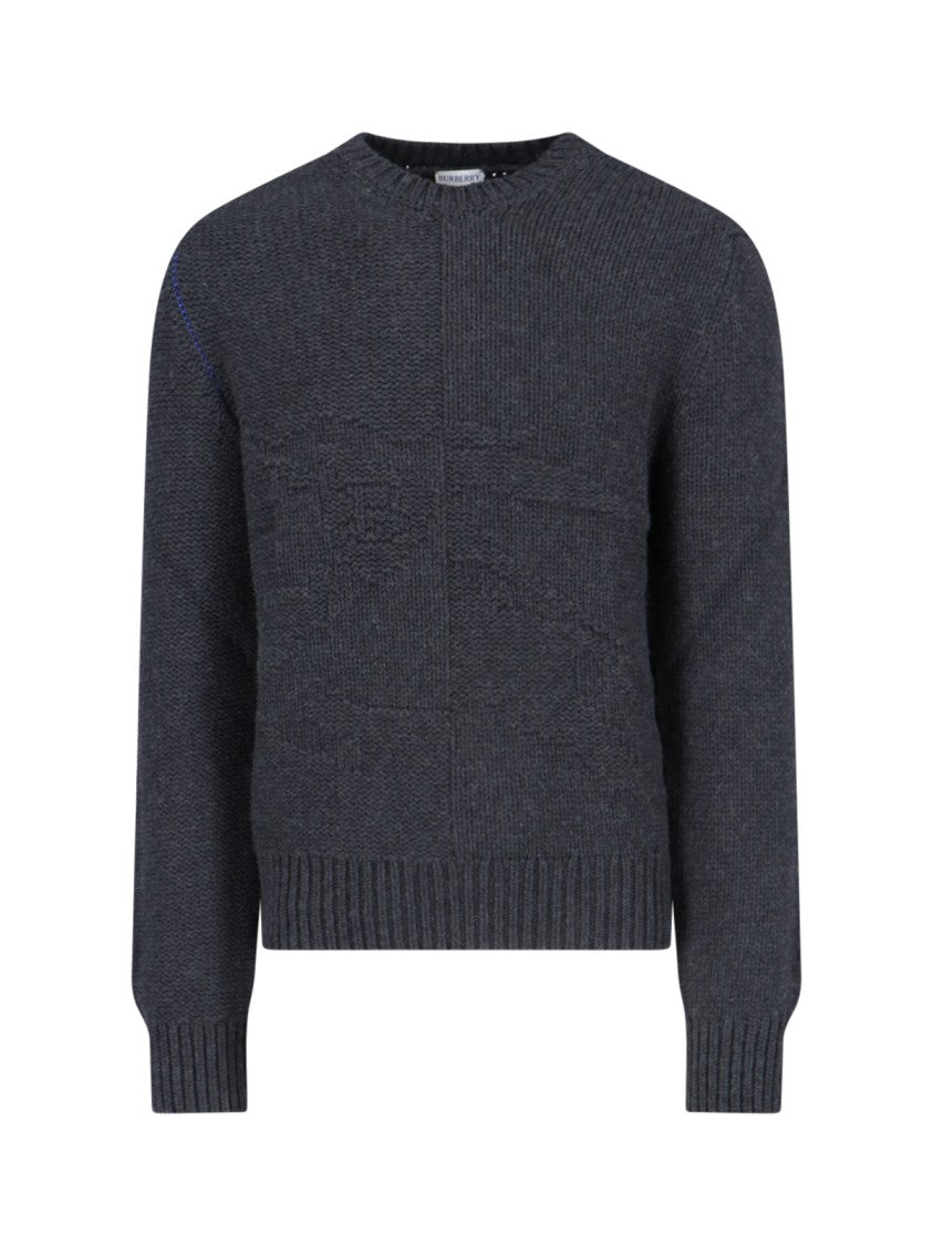 Burberry Cashmere Crewneck Sweater – Grey