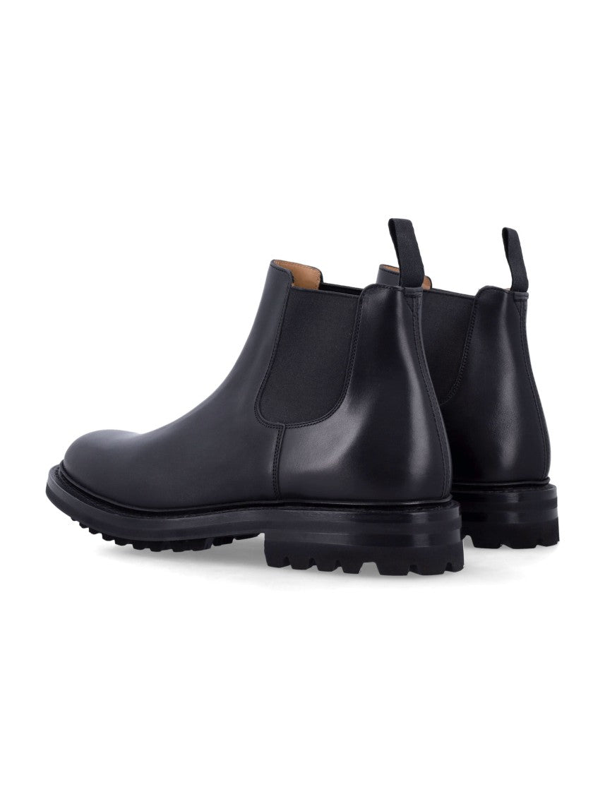 Church's Classic Chelsea Boots With Goodyear Construction And Minimalist Design