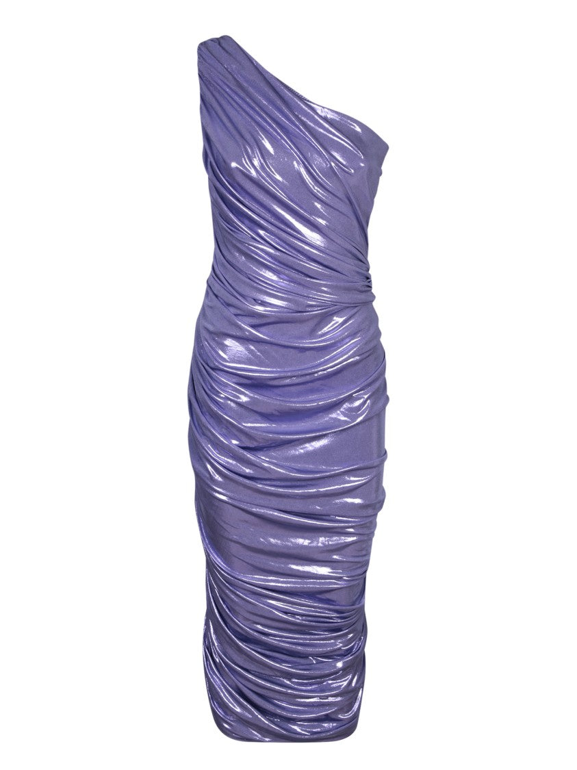 Norma Kamali Purple Polyester Dress