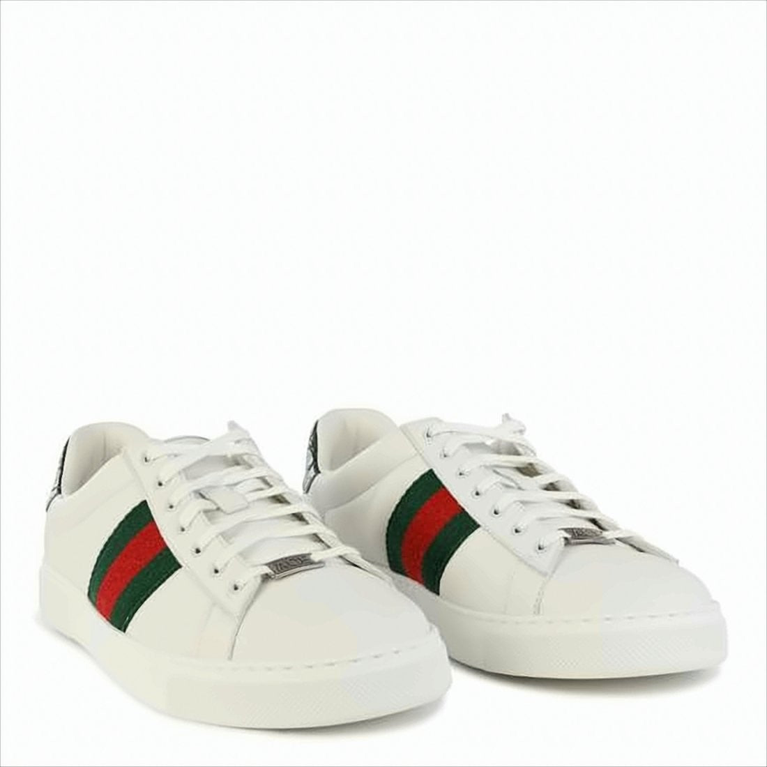 Gucci Low-Top Sneakers With Striped Fabric Detailing