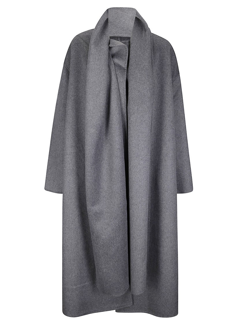Calvin Klein Double-Faced Wool Scarf Coat