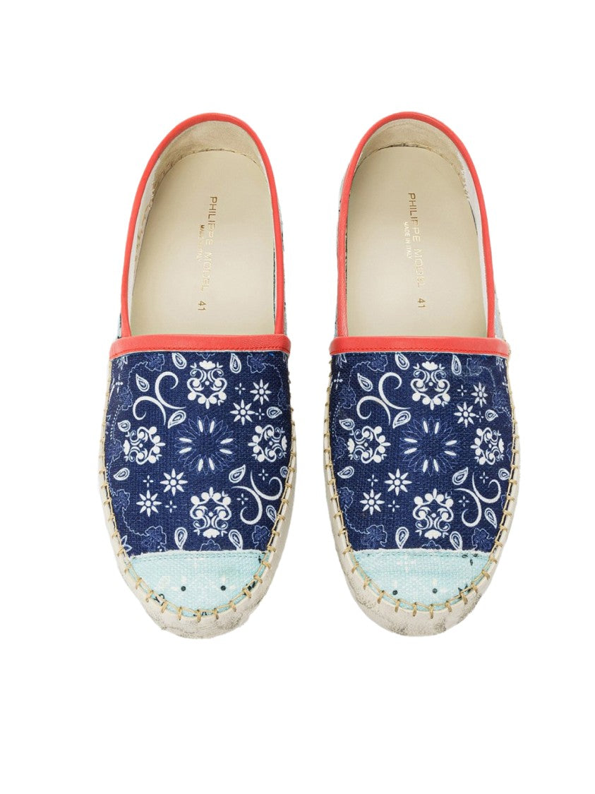 Philippe Model Marseille Low Paisley Espadrilles Sneakers