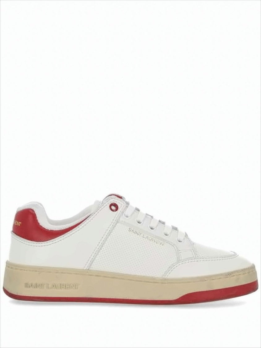 Saint Laurent Low-Top Sneakers With Calf Leather Upper