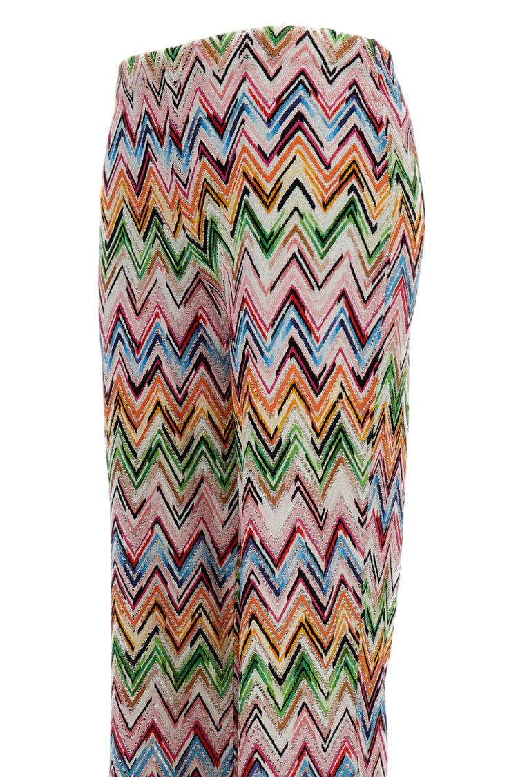 Missoni Zig Zag Pattern Flare Trousers