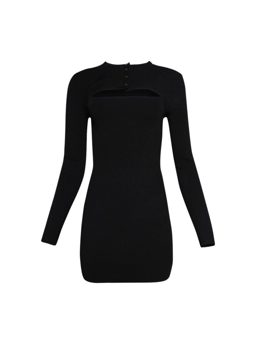 Alexander Wang Cropped Cardigan Twinset Dress