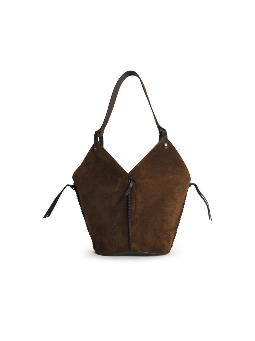 Isabel Marant 'Tampa' Bronze Suede Bag