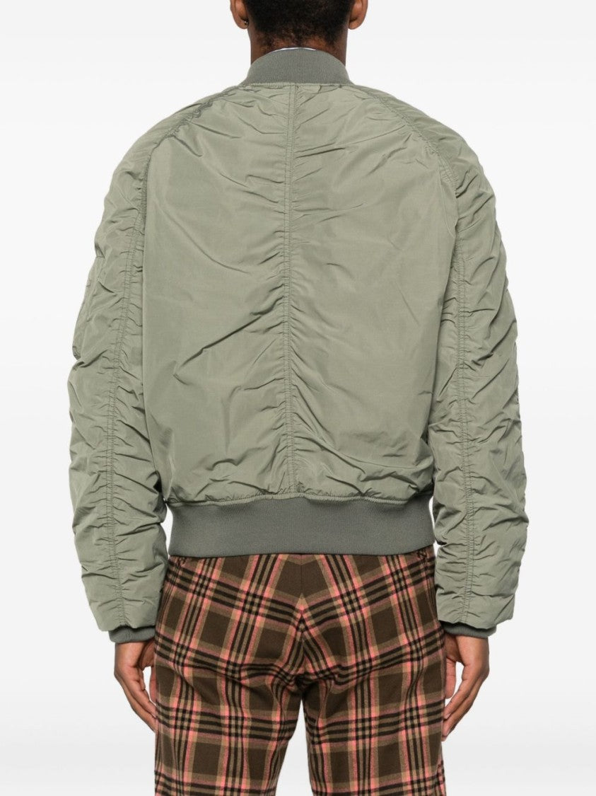 Moschino Sage Green Bomber Jacket