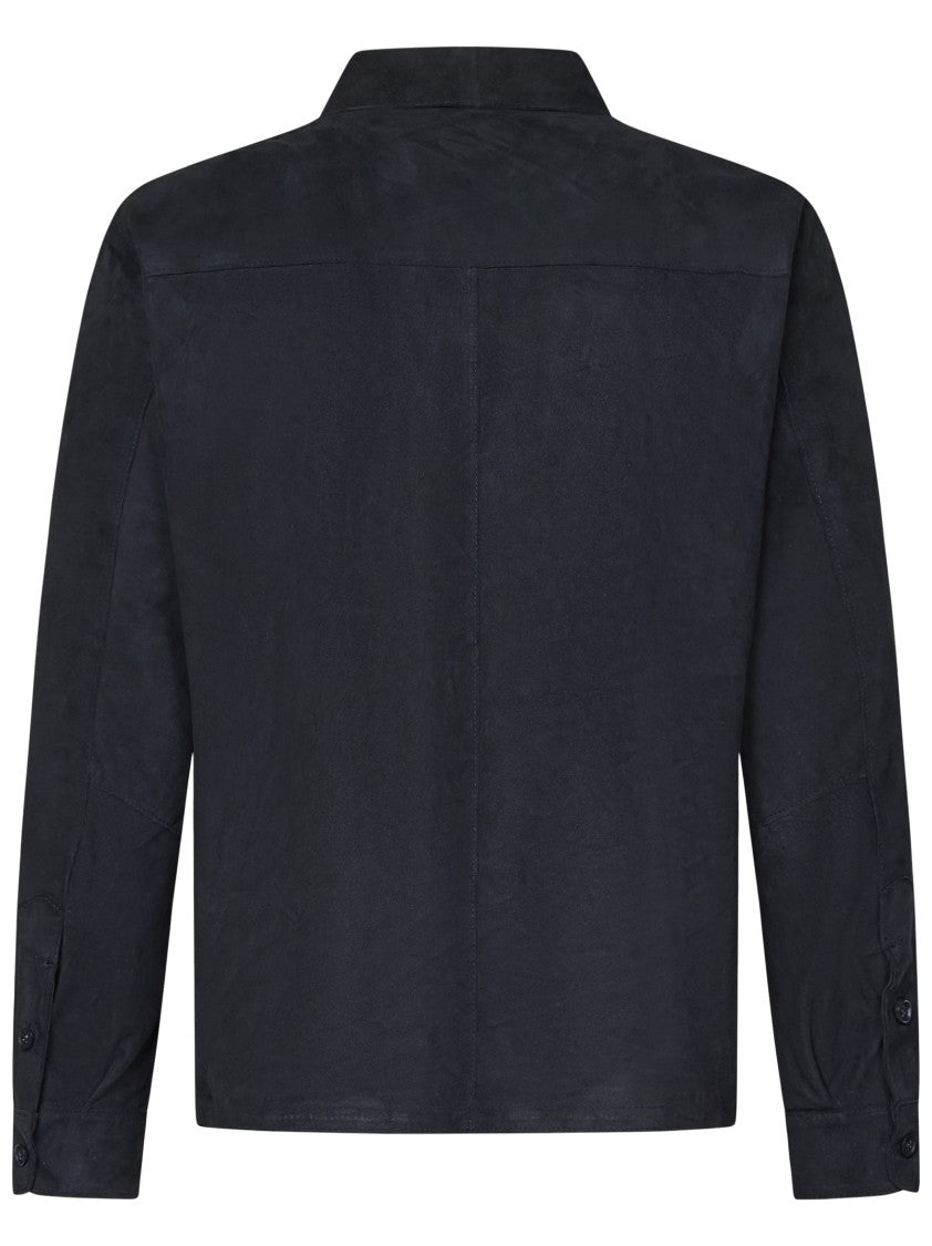 Franzese Collection Deep Blue Suede Jacket