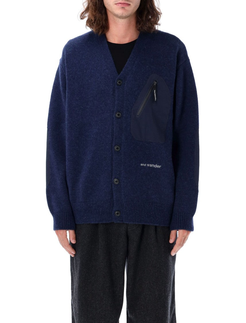 And Wander 62 Shetland Wool Cardigan