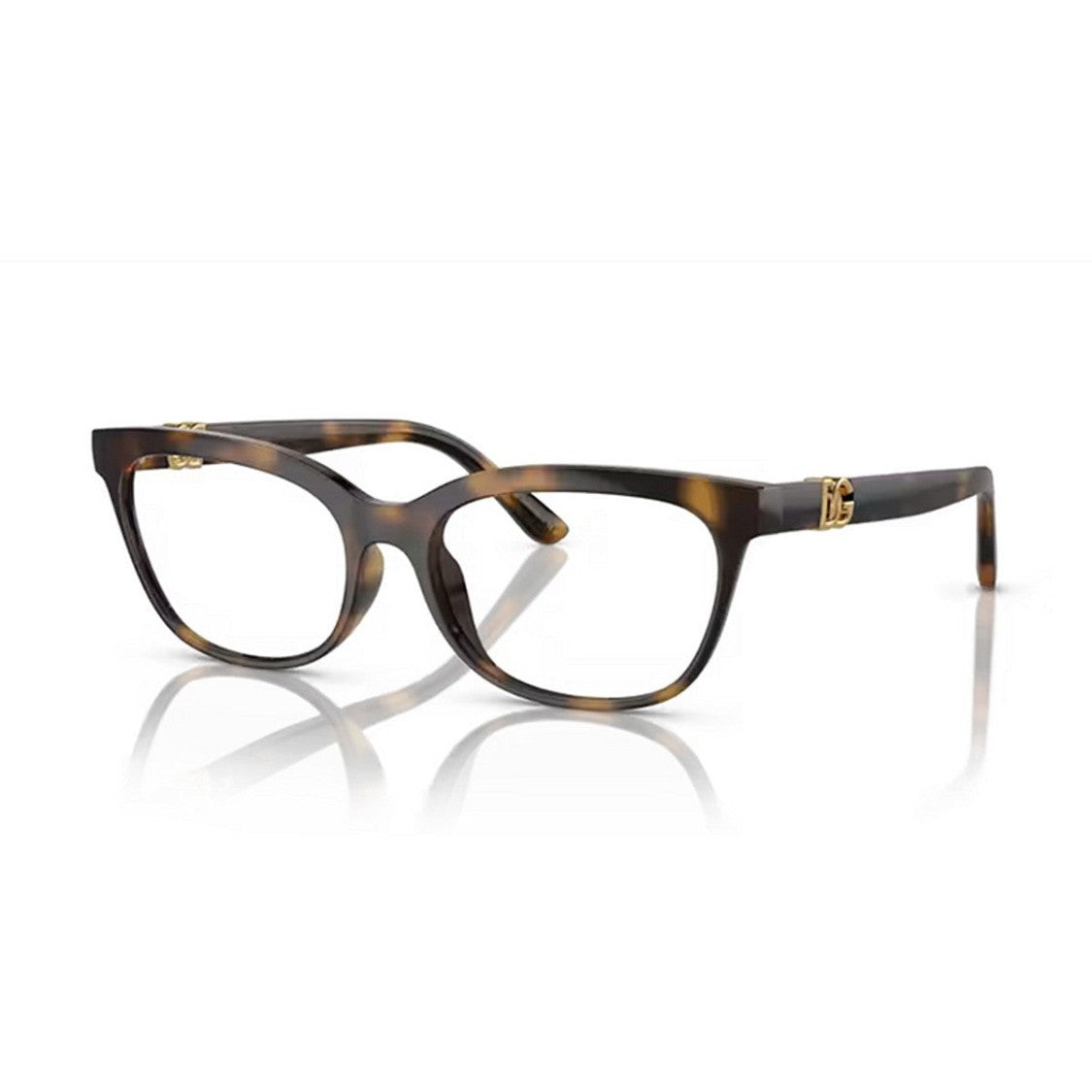 Dolce & Gabbana Dg5106u Acetate Metallic Logo Butterfly Eyeglasses