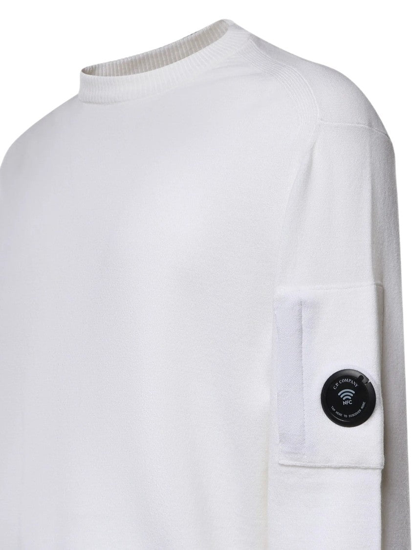 C.P. Company Extrafine Merino Wool Lens Crewneck Sweater