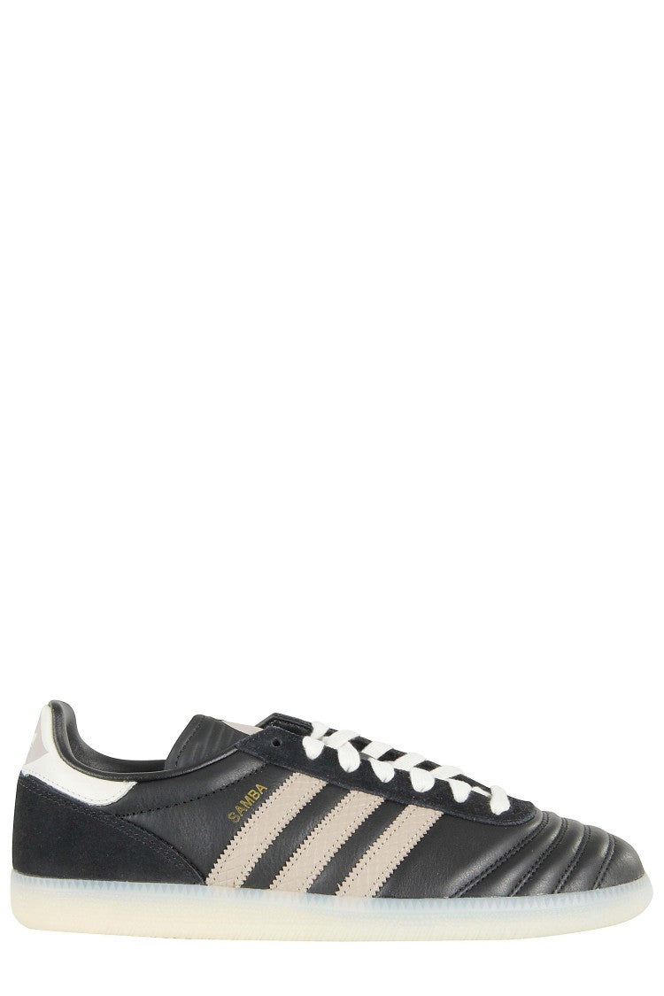 Adidas Originals Samba Jp Low-Top Black Leather Sneakers