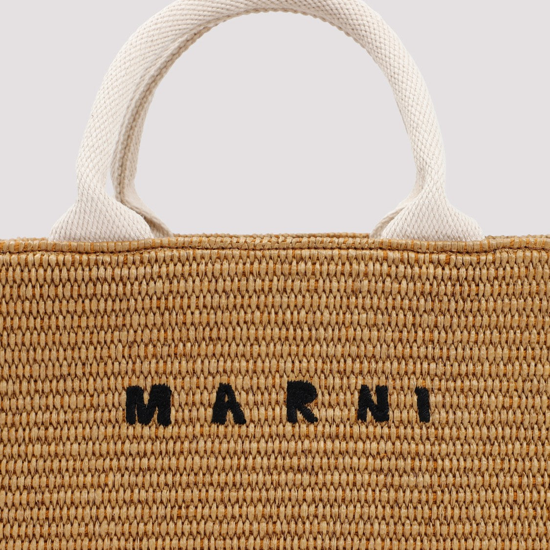 Marni Raffia East-West Tote Bag