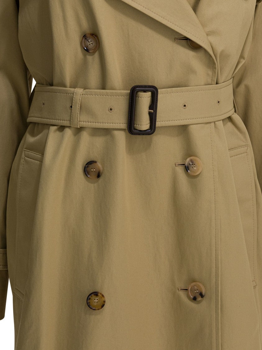Burberry "Castleford" Cotton Trench Coat