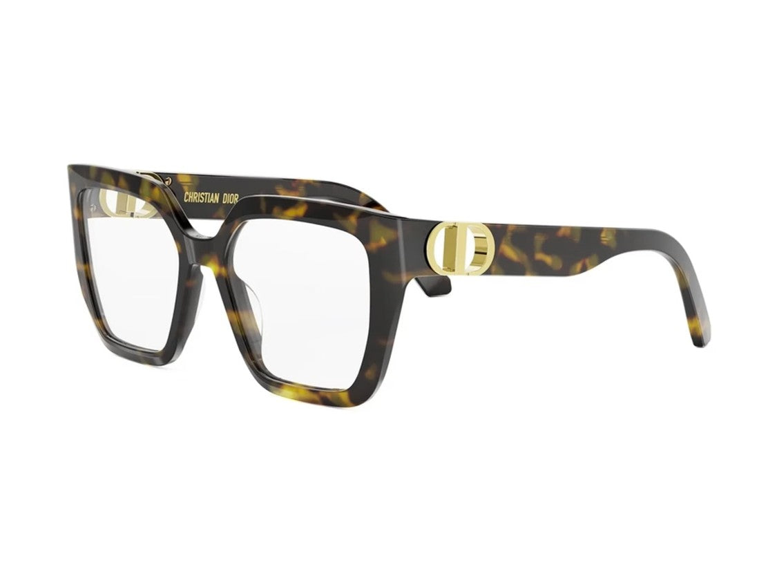 Dior Tortoiseshell Cd50090i Square Acetate Eyeglasses