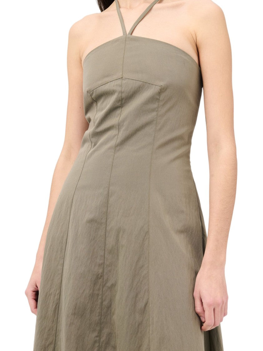 Our Legacy Poise Fitted Crisscross Midi Dress