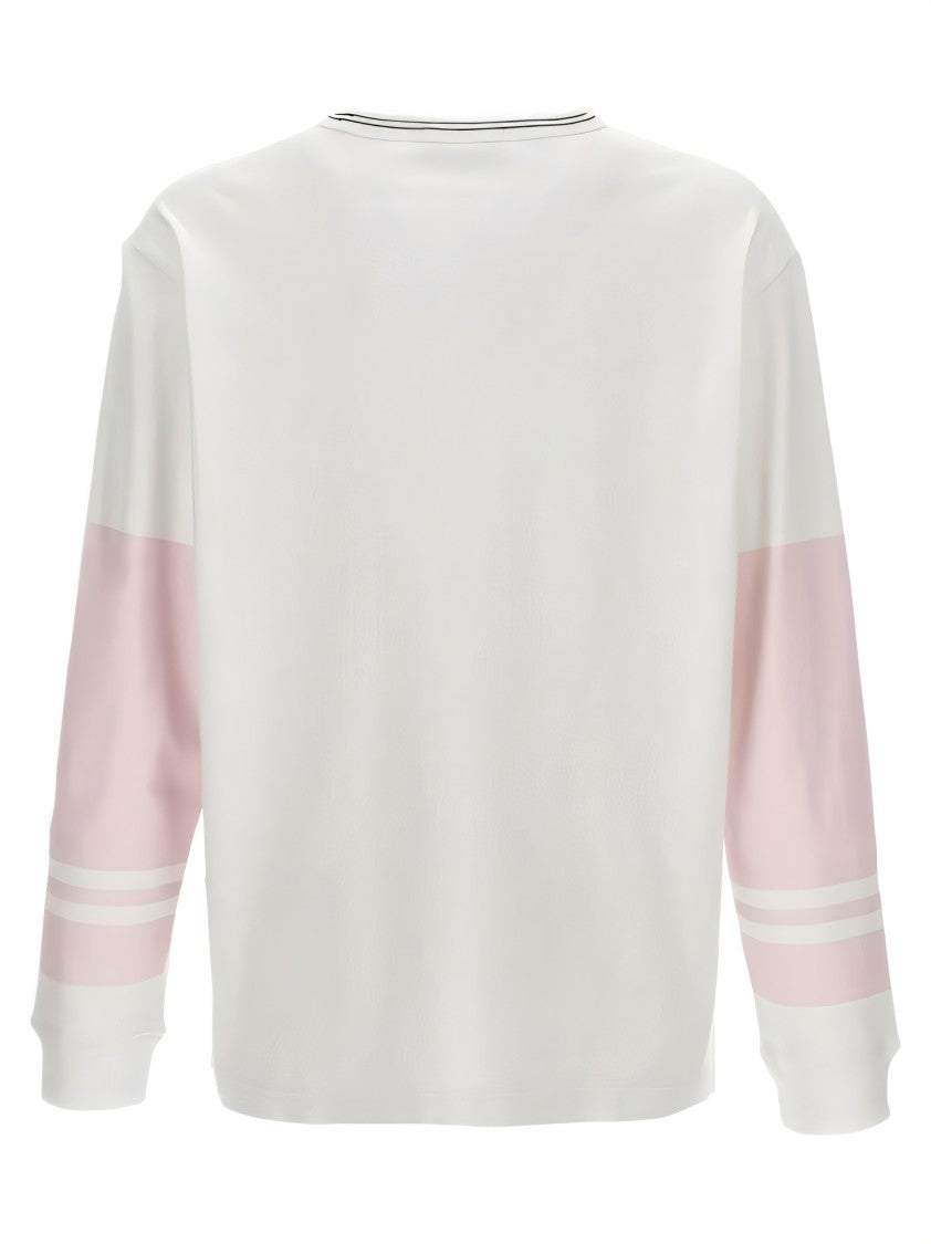 Stone Island White Long-Sleeve T-Shirt