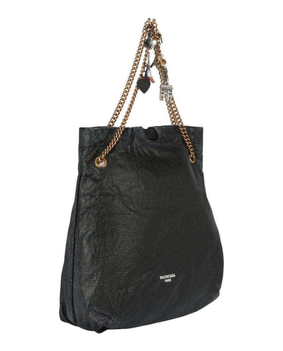 Balenciaga Crush Leather Medium Tote