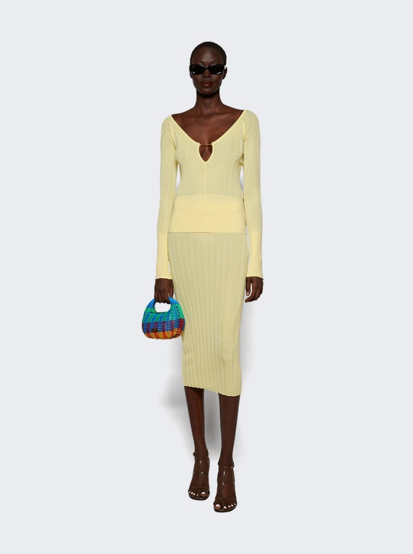 Jacquemus The Pralù Top Light Yellow
