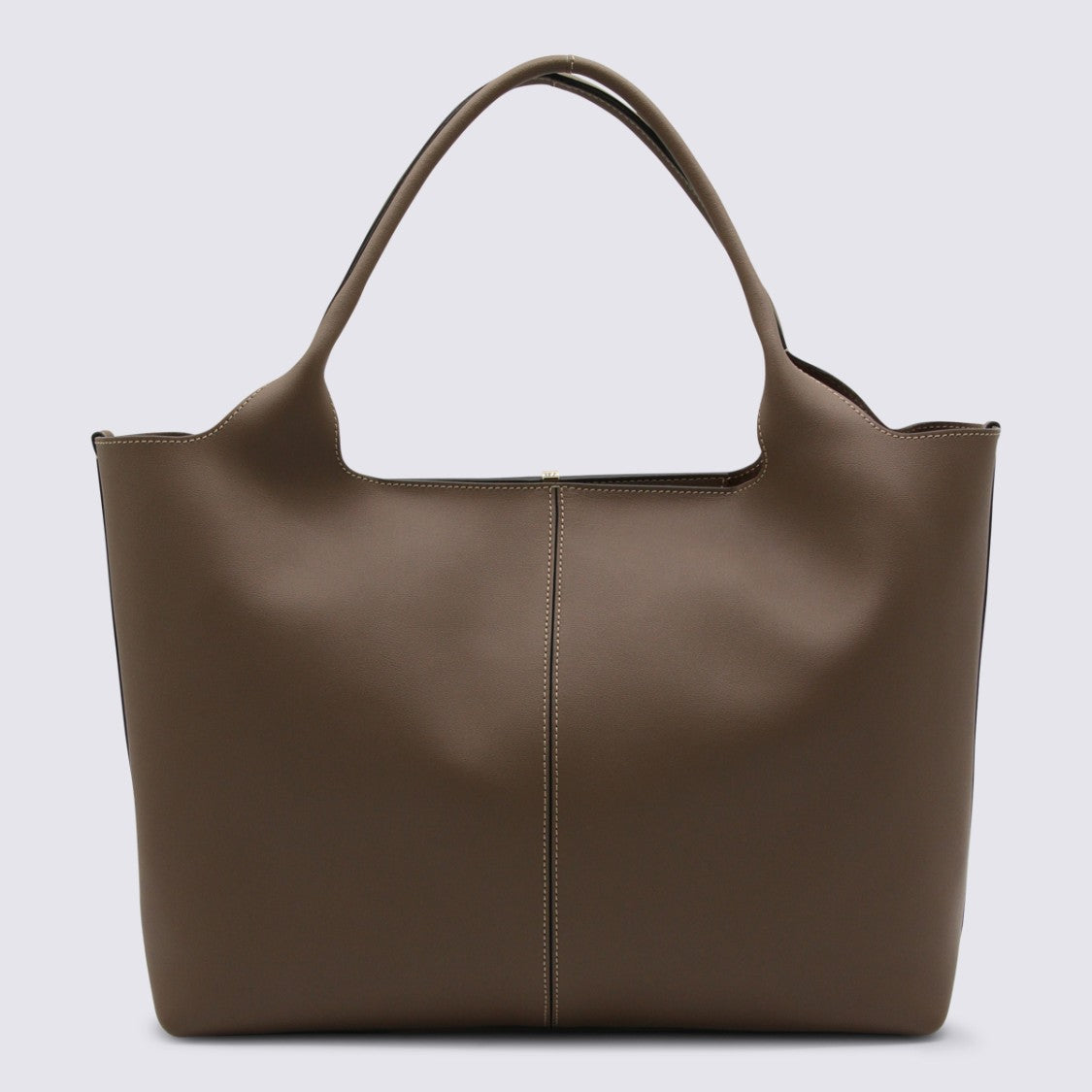 Tod's Brown Leather Top Handle Bag