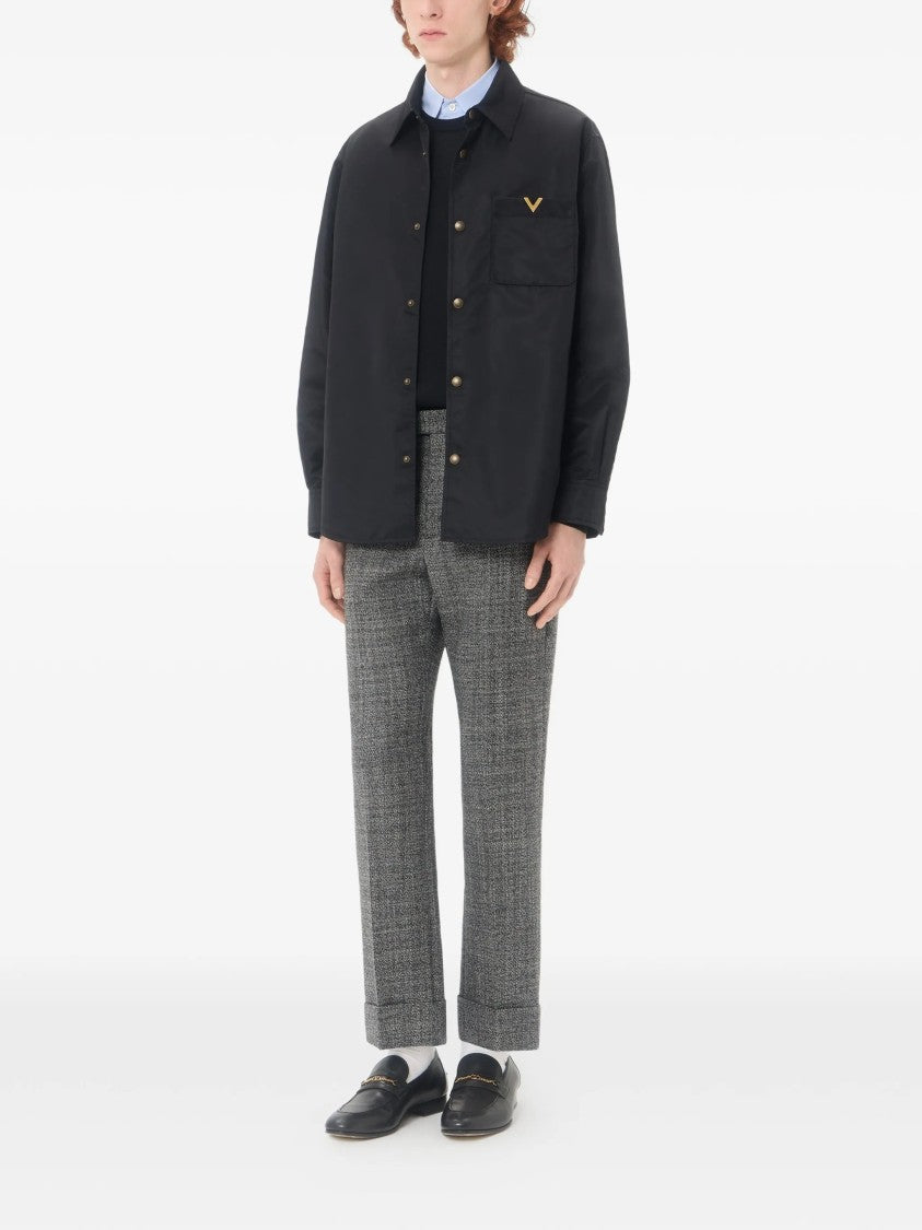 Valentino Black Vlogo Signature Wool Sweater