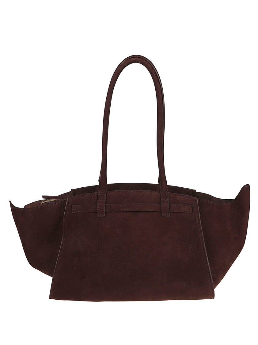 Benedetta Bruzziches Elongated Rectangular Suede Bag