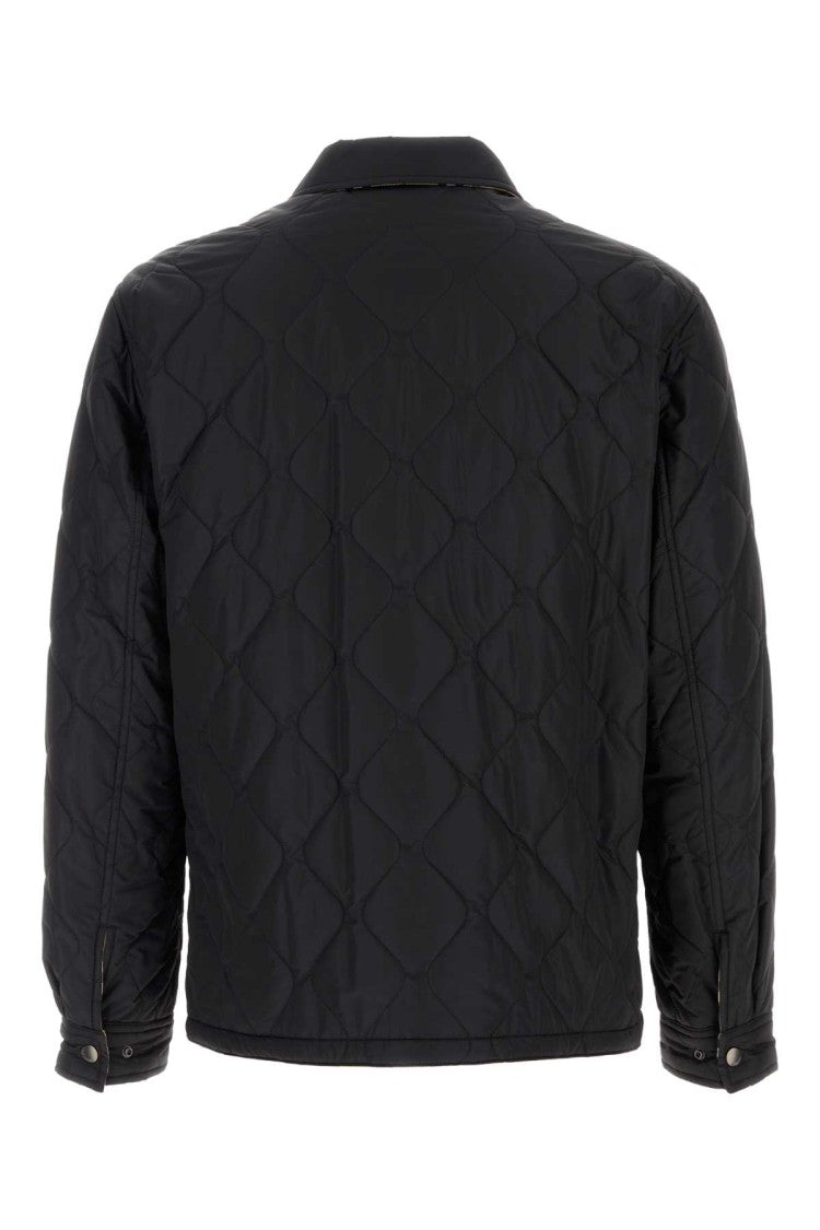 Burberry Black Nylon Reversible Jacket