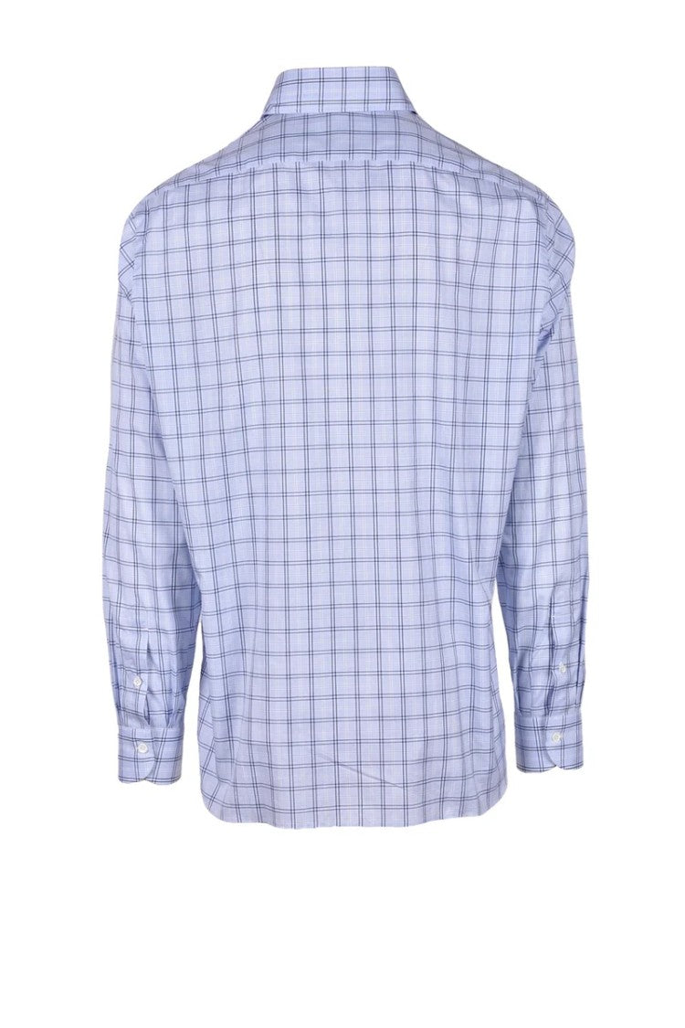 Luigi Borrelli Napoli Cotton Shirt - Light Blue