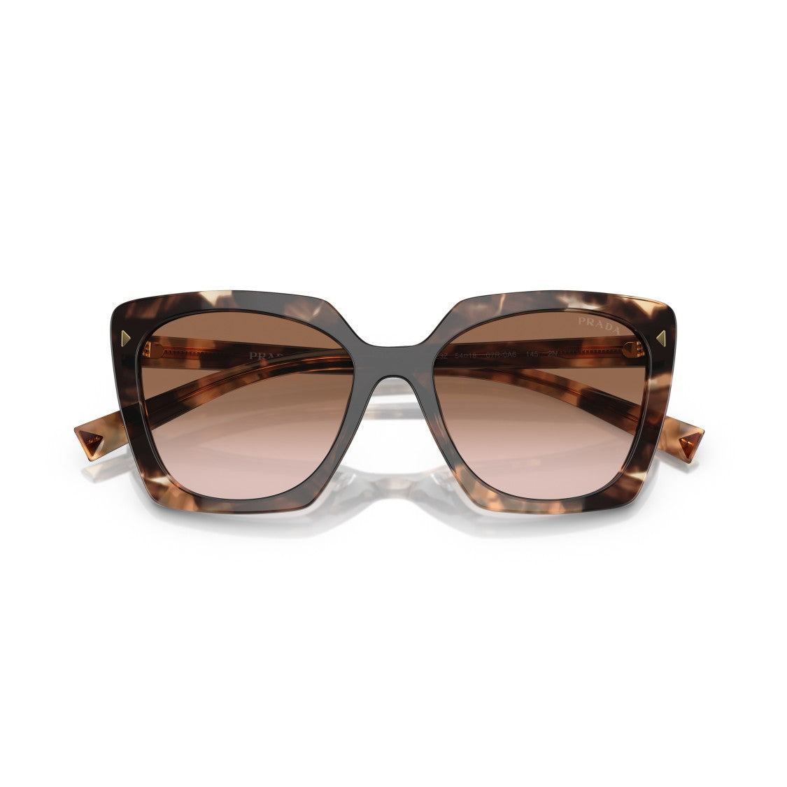 Prada 0Pr 23Zs Oversized Square Frame Tortoiseshell Sunglasses