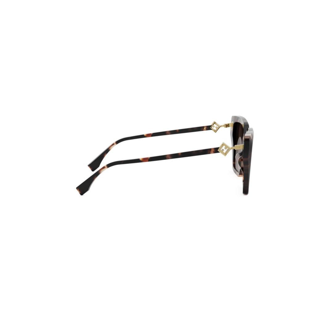 Fendi Fe40161i Oversized Square Sunglasses