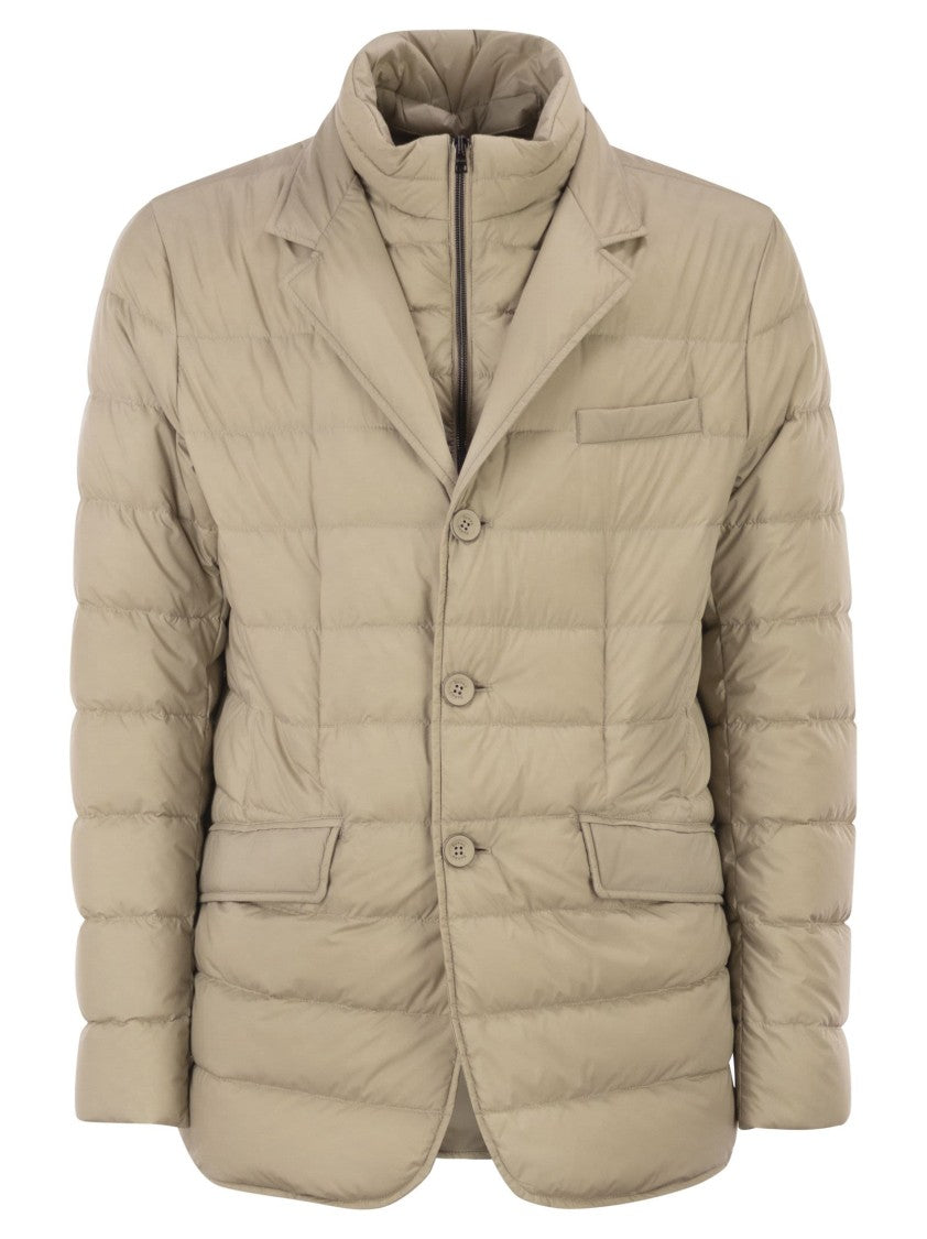 Herno Tailored Jacket In Nylon Microfibre
