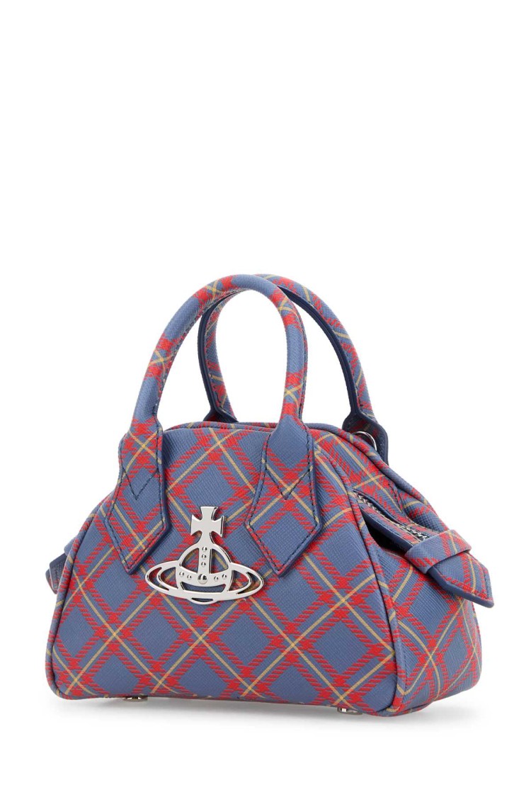 Vivienne Westwood Printed Synthetic Leather Mini Yasmine Handbag