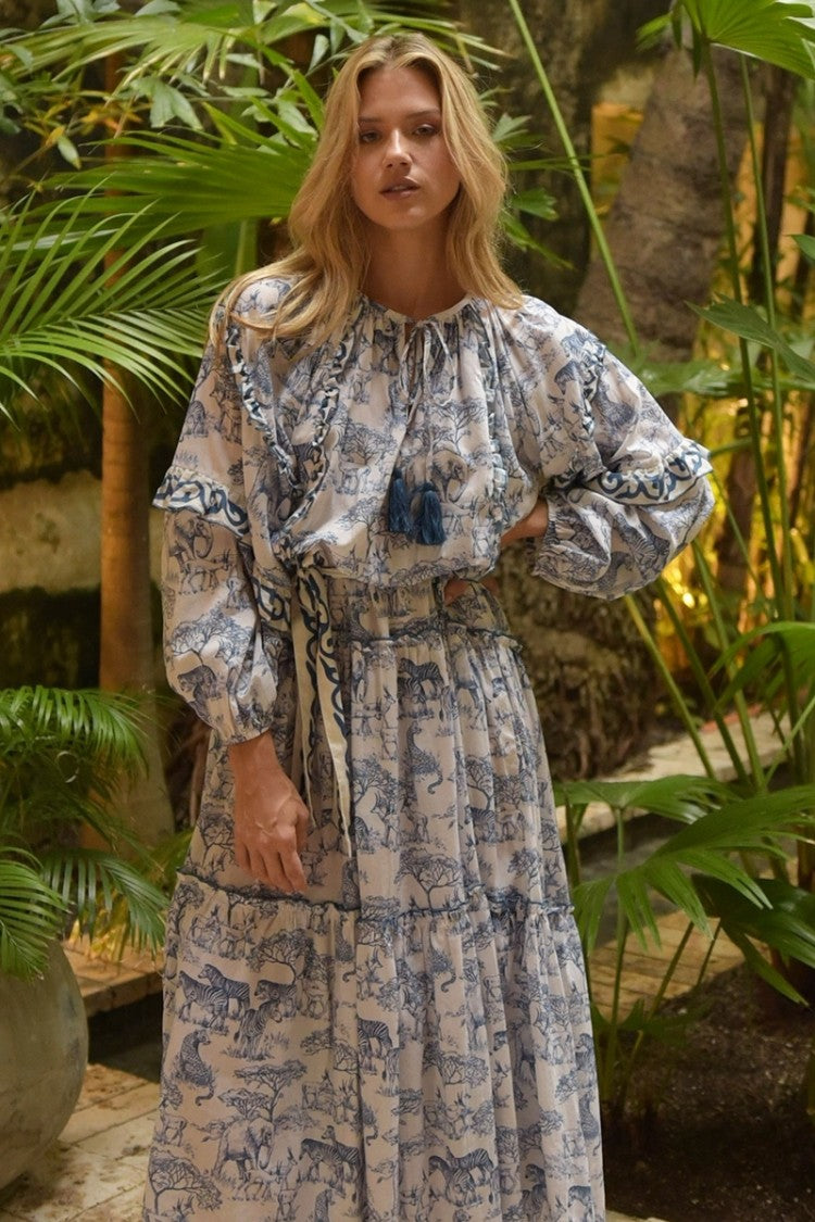 Miss June Long Dress Francesca