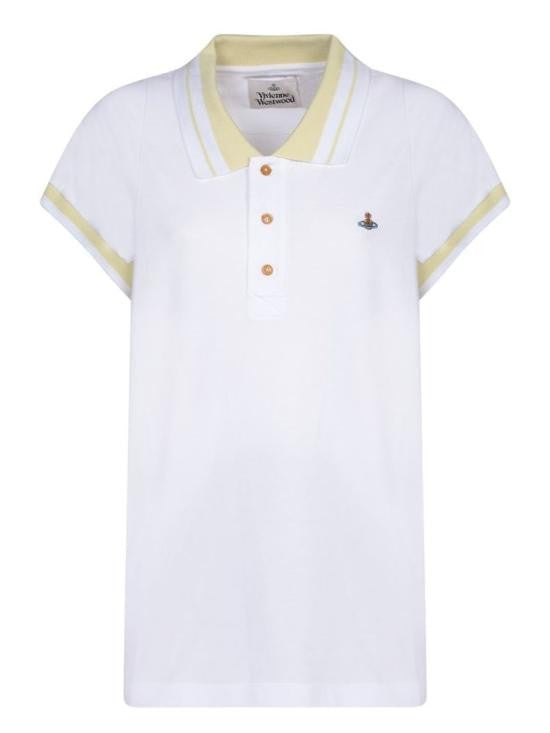 Vivienne Westwood Polo Shirt With Subtle Yellow Accents