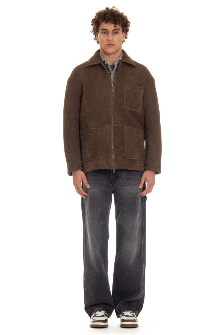 Salvatore Santoro Elephant Leather Work Jacket