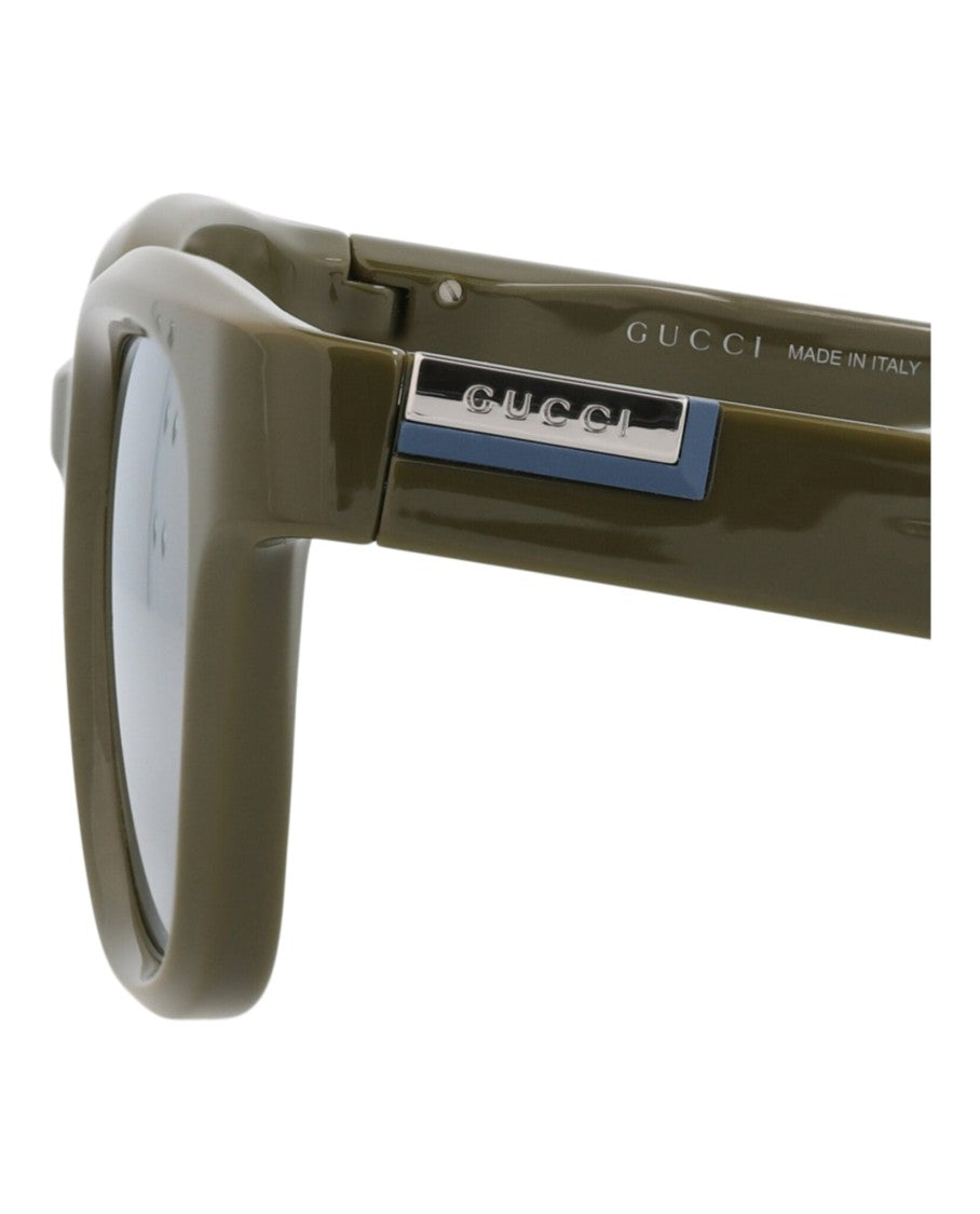 Gucci Square-Frame Injection Sunglasses